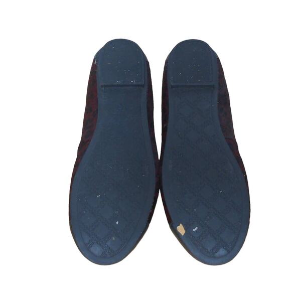 Vionic Womens Minna Ballet Flats Red Black Cheetah Print Calf Hair Leather Bow 9 - Picture 9 of 15